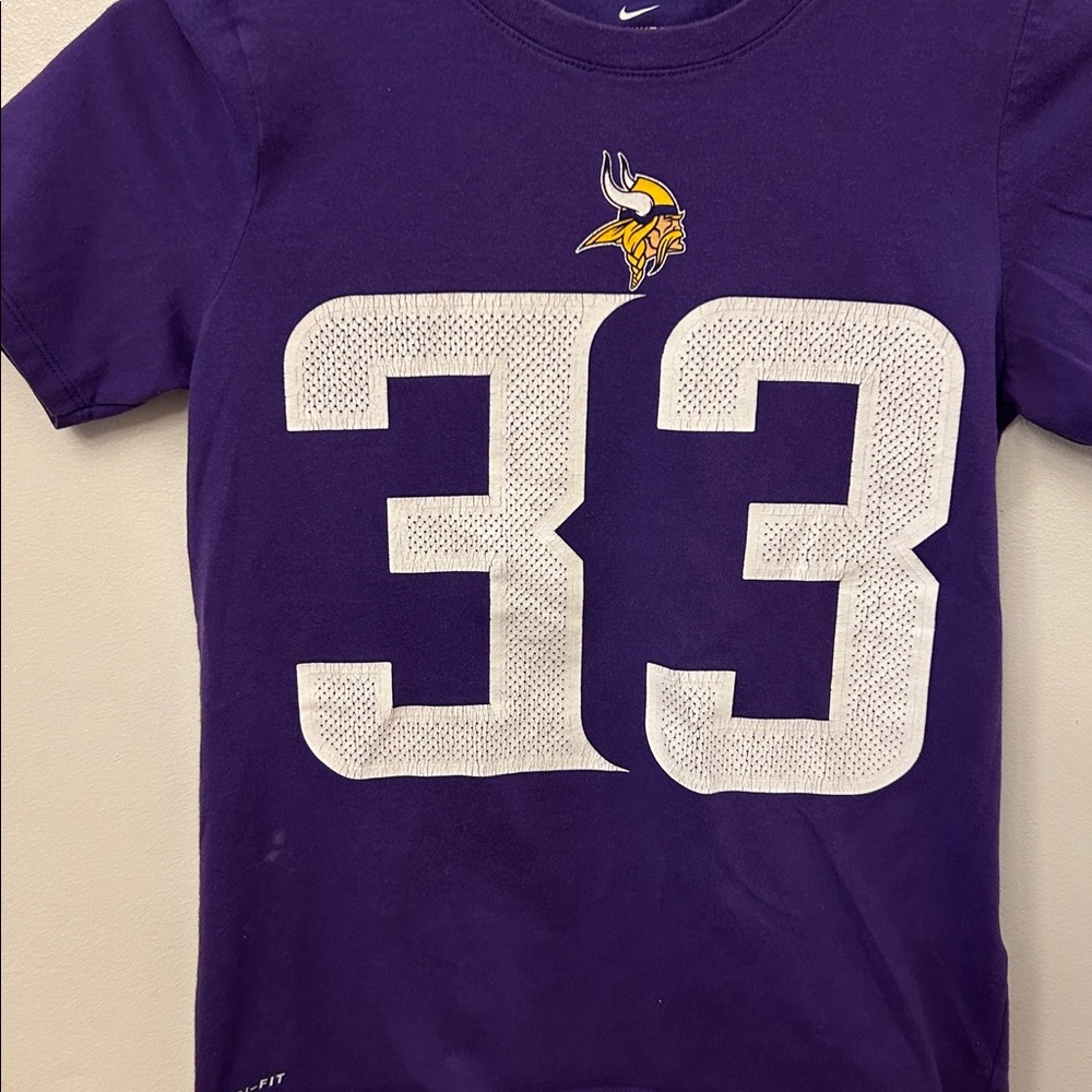 Nike Vikings T-shirt Purple Size Medium - Picture 3 of 5